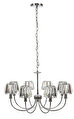 Laura Ashley Capri 8 Light Chrome Chandelier Avize