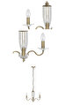 Laura Ashley Carson 3 Arm Chandelier Antbrs Avize