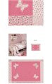 Laura Ashley Bella Butterfly Pink Rug 90 x 120 Halı