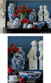 Laura Ashley China Blue Porcelain Bowl Kase