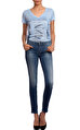 Guess Taşlanmış Skinny Denim Pantolon