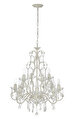 Laura Ashley Shamley 12 Light White Chandelier Avize