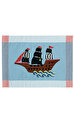 Laura Ashley Pirate Ship Rug Blue 90 x 120 Halı