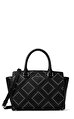 MICHAEL Michael Kors Diamond Grommet Selma MD Tz Satchel Çanta