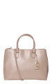 Lauren Double Zipper Satchel Çanta