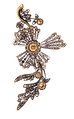 Alexander McQueen Gold Broş
