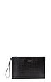 Longchamp Roseau style Croco Pouch