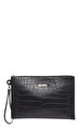 Longchamp Roseau Style Croco Pouch