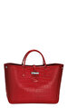 Longchamp Roseau Style Croco Çanta