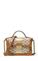 MICHAEL Michael Kors Center Stripe Cori Sm Trunk Bag Çanta