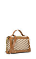 MICHAEL Michael Kors Center Stripe Cori Sm Trunk Bag Çanta