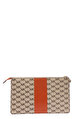 MICHAEL Michael Kors Center Stripe Daniela LG Wristlet Clutch