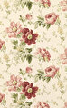 Laura Ashley Peony Garden Cranberry Duvar Kağıdı