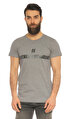 Balmain Baskı Desen Gri T-Shirt