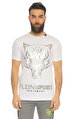 Philipp Plein Sport Baskı Desen Beyaz T-Shirt