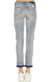 Karl Lagerfeld İşleme Detaylı Jean Mavi Pantolon