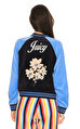 Juicy Couture Çiçek İşlemeli Renkli Ceket