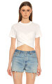 Alexander Wang Beyaz T-Shirt