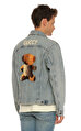 Gucci İşleme Detaylı Denim Ceket