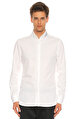 Gucci İşleme Detaylı Beyaz Gömlek