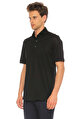 Fray Siyah Polo T-Shirt