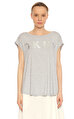 DKNY Baskı Desen Gri T-Shirt