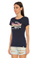 Superdry Baskı Desen Lacivert T-Shirt