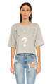 Guess Baskı Desen Gri T-Shirt