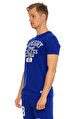 Superdry Baskılı Kısa Kollu Mavi T-Shirt