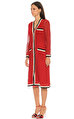 Gucci Dantel İşlemeli Kırmızı Elbise