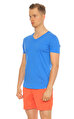 Orlebar Brown V Yaka Mavi T-Shirt