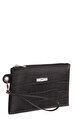 Longchamp Roseau Style Croco Pouch