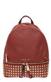 MICHAEL Michael Kors Rhea Zip MD Pyr Stud Backpack Sırt Çantası