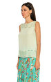 Elie Tahari Mint Krem Bluz