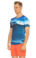 Orlebar Brown Gökyüzü Temalı Mavi T-Shirt