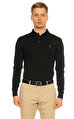 Ralph Lauren Blue Label Uzun Kollu Siyah Polo T-Shirt