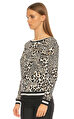 Karen Millen Leopar Desenli Sweatshirt