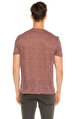 John Varvatos Düz Desen Bordo T-Shirt