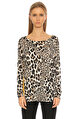 Karen Millen Leopar Desenli Triko