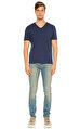 John Varvatos Usa Mavi T-Shirt