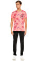 Superdry Çiçek Desenli Pembe T-Shirt