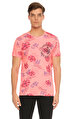 Superdry Çiçek Desenli Pembe T-Shirt