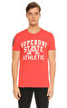 Superdry Baskılı Kırmızı T-Shirt