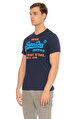 Superdry Baskılı Lacivert T-Shirt