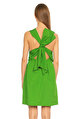 Lanvin Kolsuz Yeşil Elbise