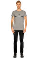 Balmain Baskı Desen Gri T-Shirt