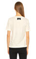 Boutique Kabartma Desenli Beyaz Moschino T-Shirt