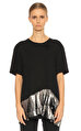 Jil Sander Piliseli Siyah T-Shirt