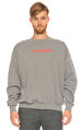 Cheap Monday Baskılı Gri Sweatshirt