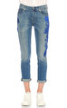 7 For All Mankind İşleme Detaylı Jean Mavi Pantolon